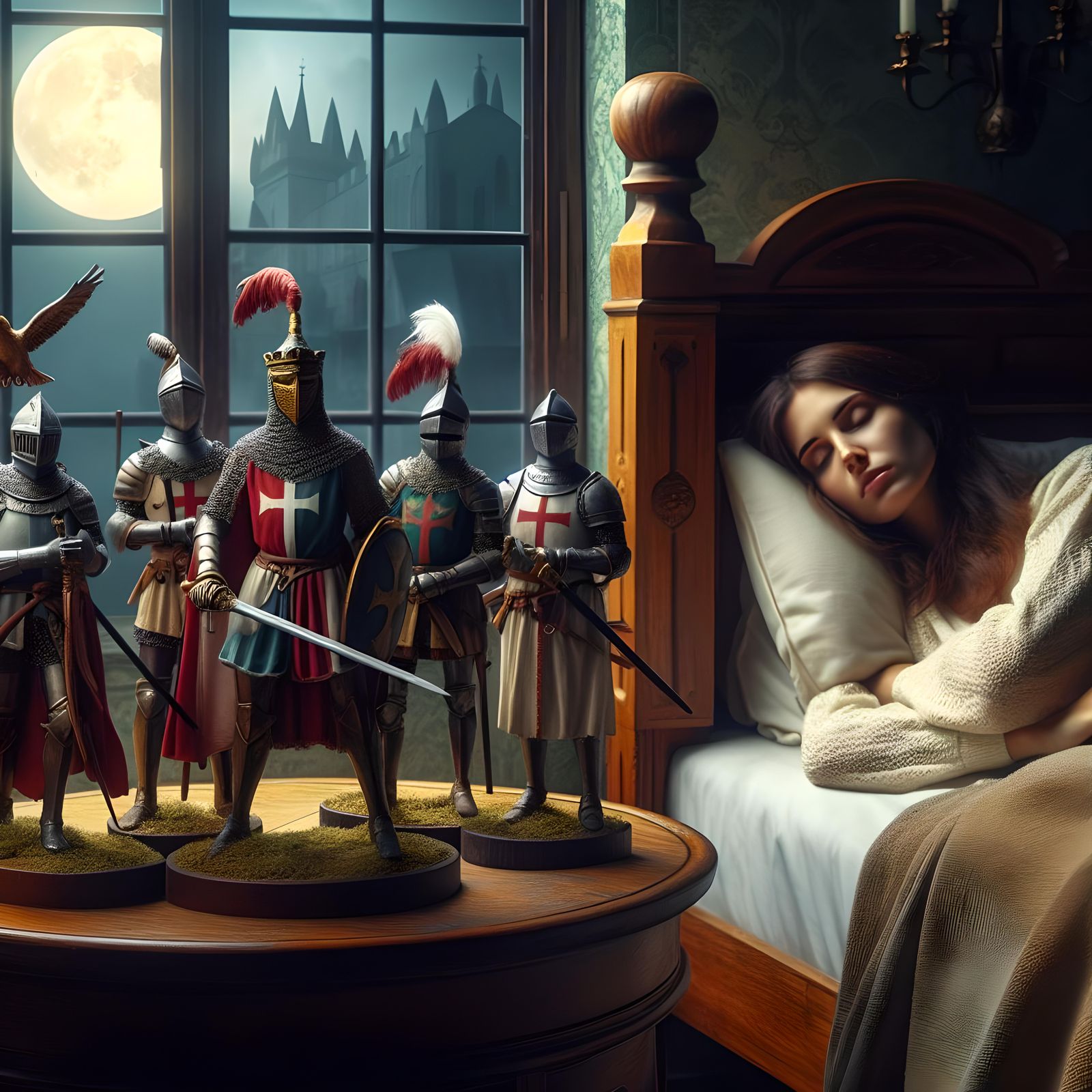 Knights Of The Round Night-Table