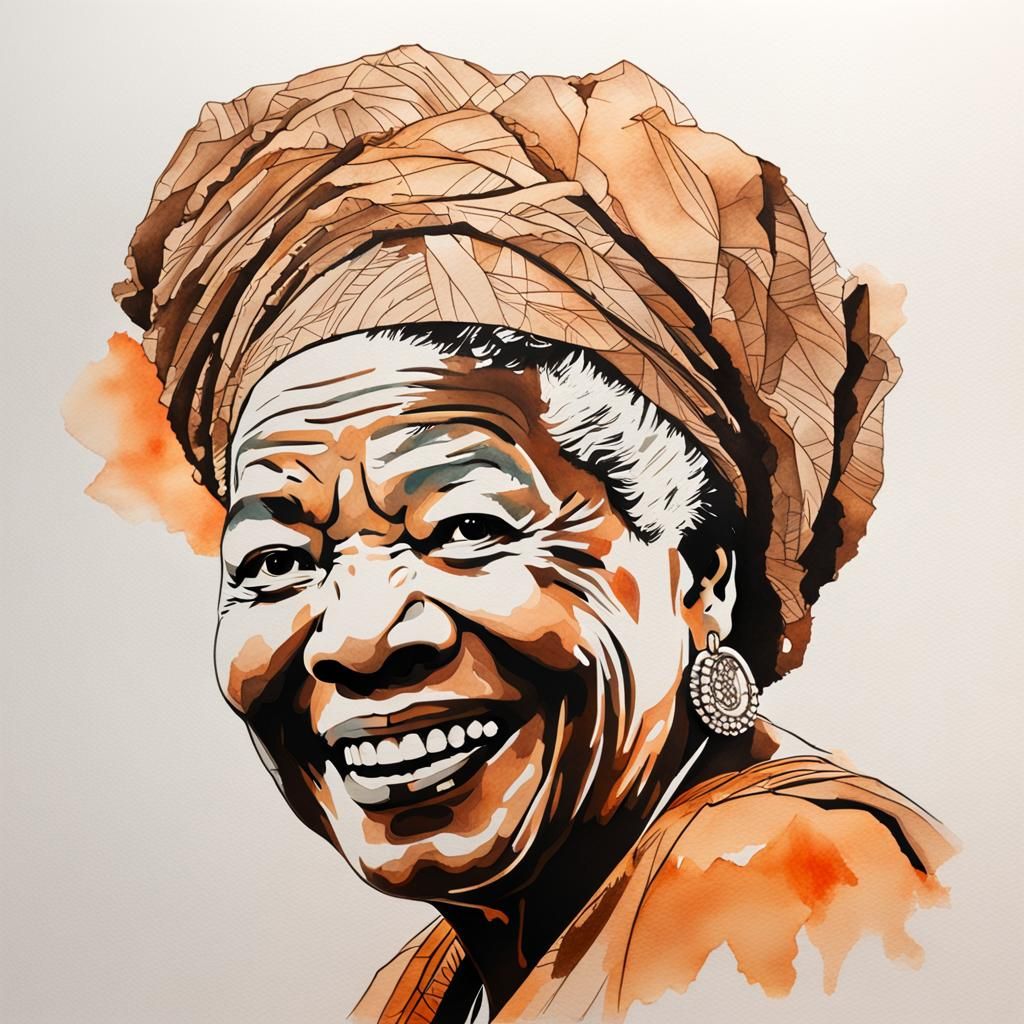 Maya Angelou ✨  by @Ma 