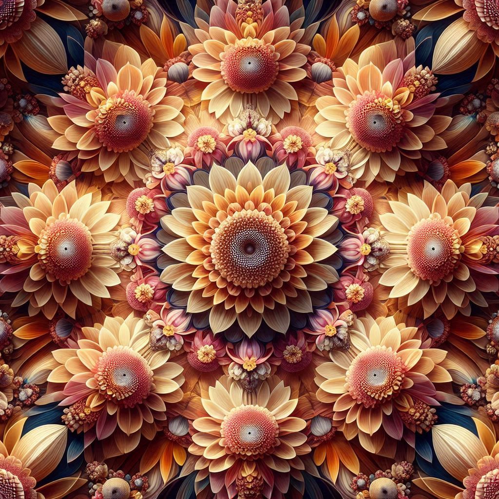 Kaleidoscope petals