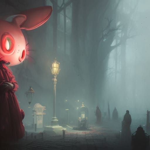 Hello kitty but scary