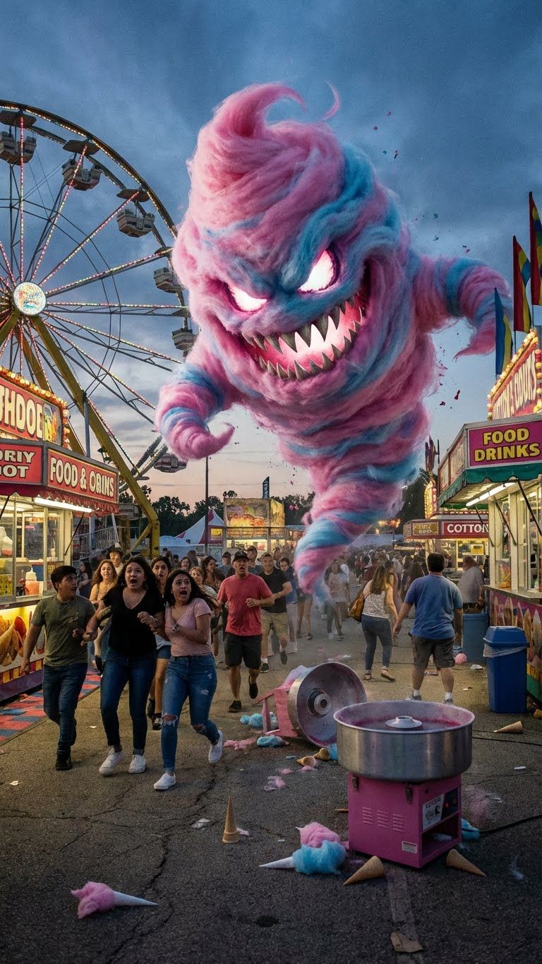Cotton Candy Monster