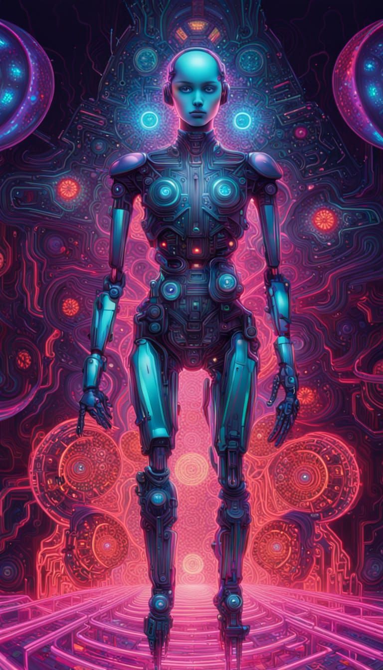 Extrapolate and Illustrate How Does The A.I. Proj... - AI Art