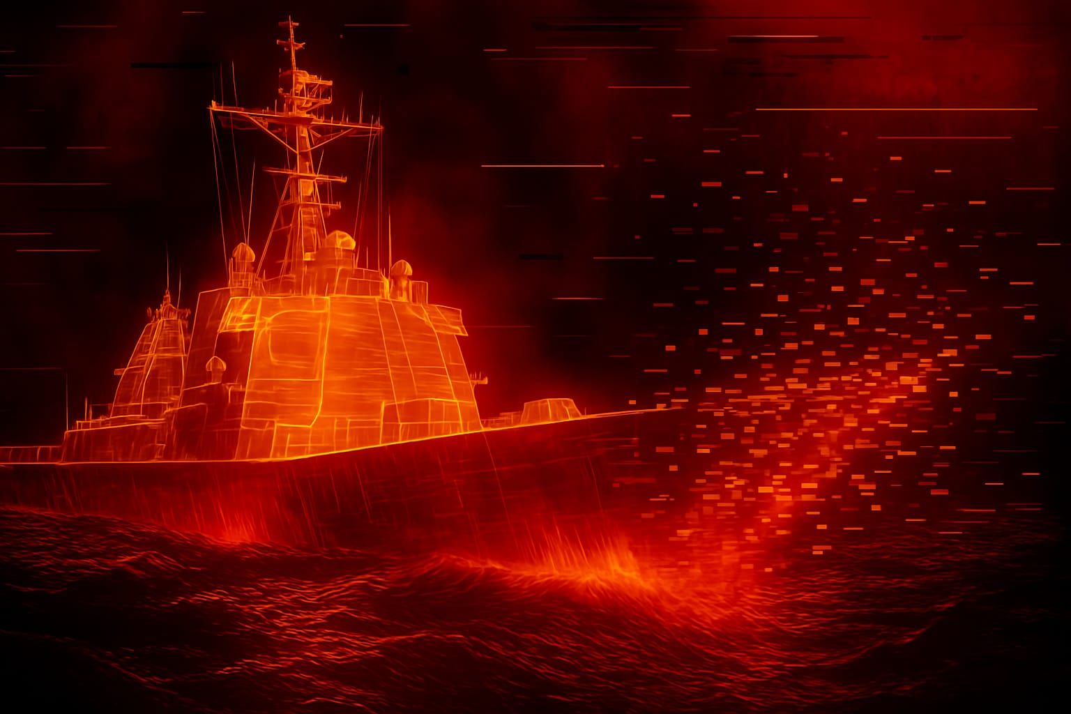 Naval Glitch Pixilation