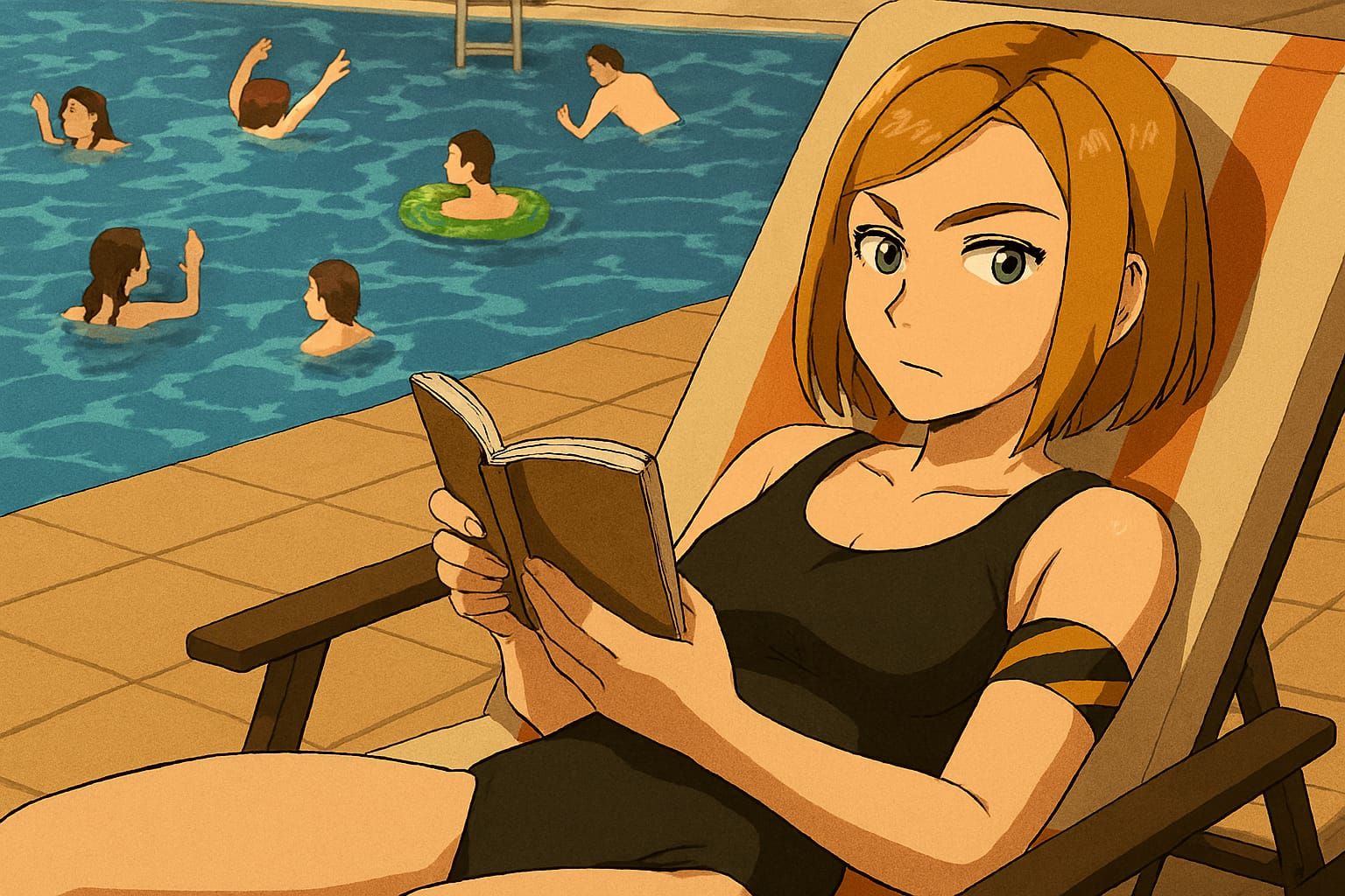 Kyra Voss "At the Pool"