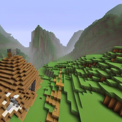 Minecraft AI Generated Artwork NightCafe Creator