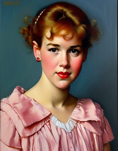 Molly Ringwald - AI Generated Artwork - NightCafe Creator