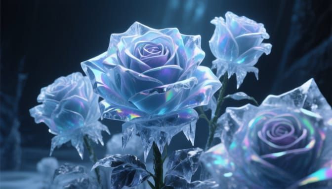 Ice Roses