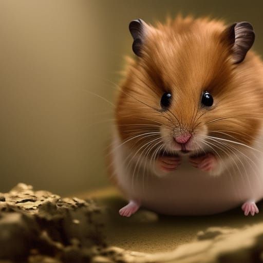 Cute hamster