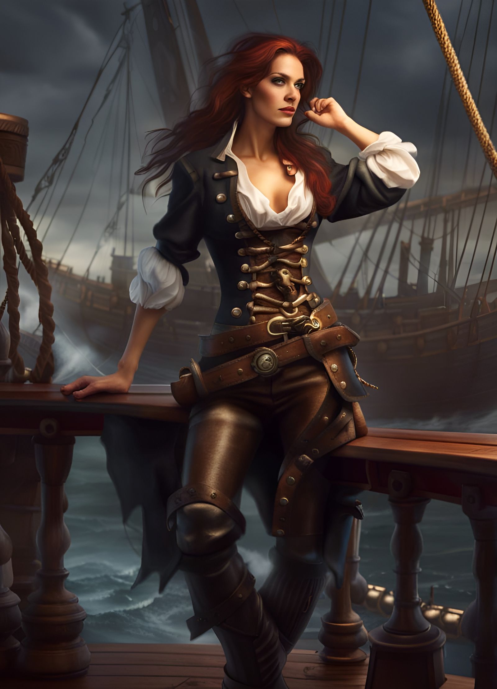 Pirate Princess - AI Generated Artwork - NightCafe Creator