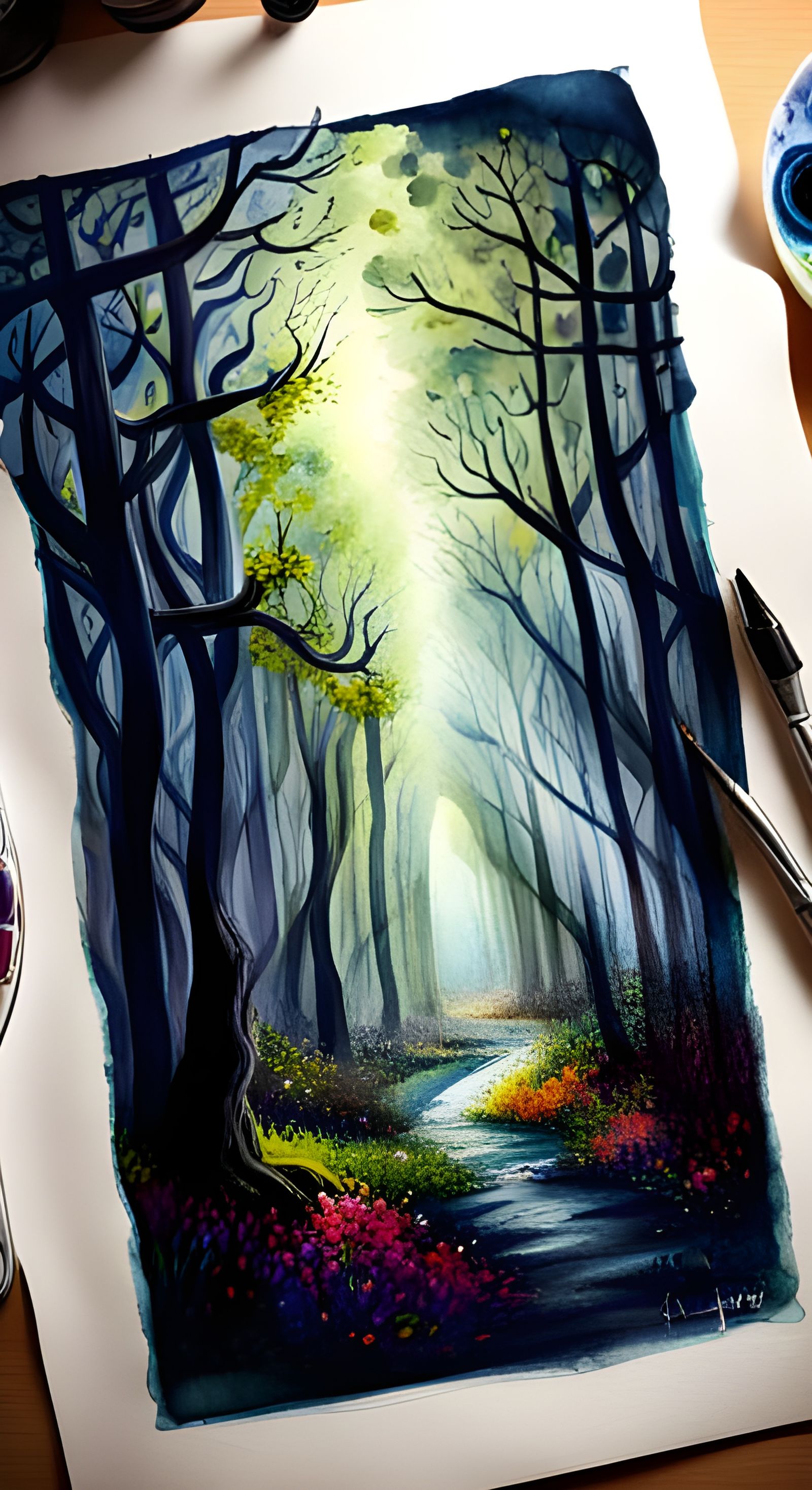 Painting the Enchanted Forest