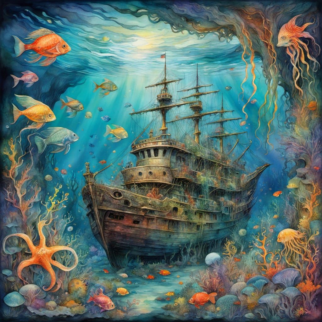 Old ship wrack  by @Vochomurka