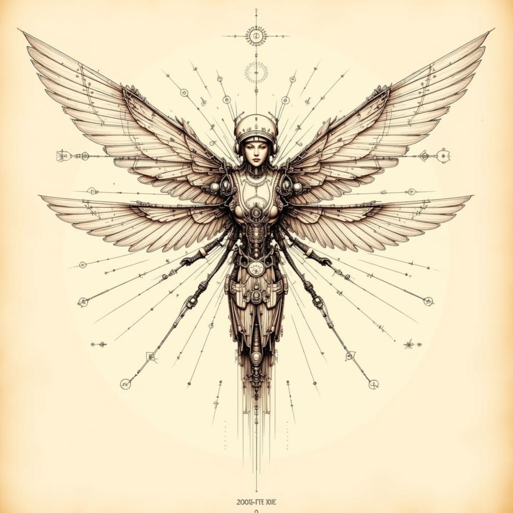 A Schematic Diagram of an Airborne Artillery Suit