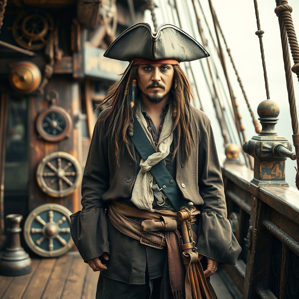 Johnny Depp as Jack Sparrow  by @Ann