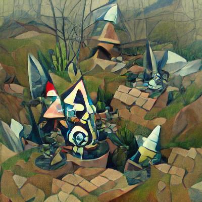 Gnome Garden in the Hills