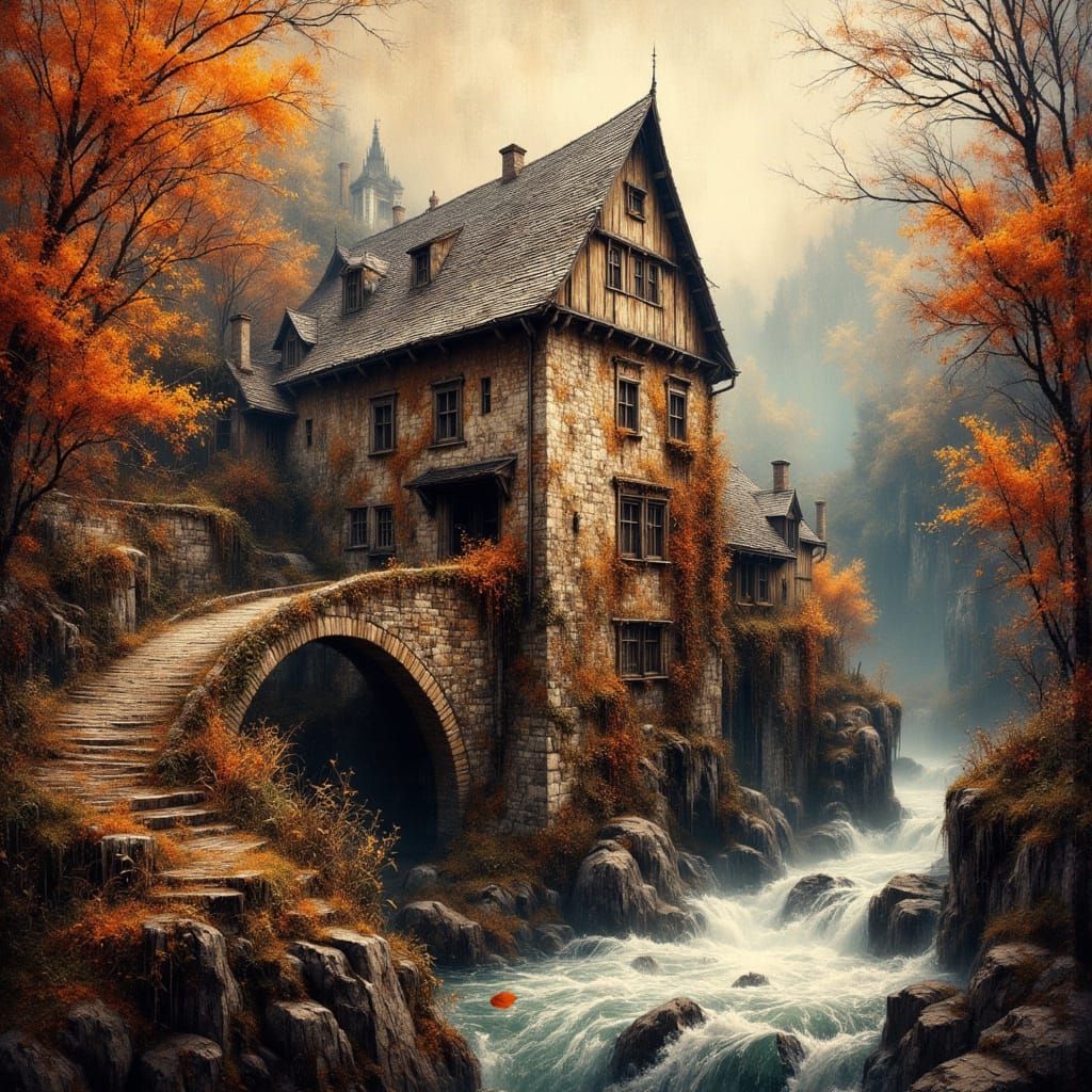The ancient house (87 likes)  by @Gno2