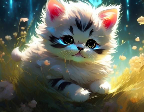 a detailed and realistic image of a super cute ...  by @LTSings