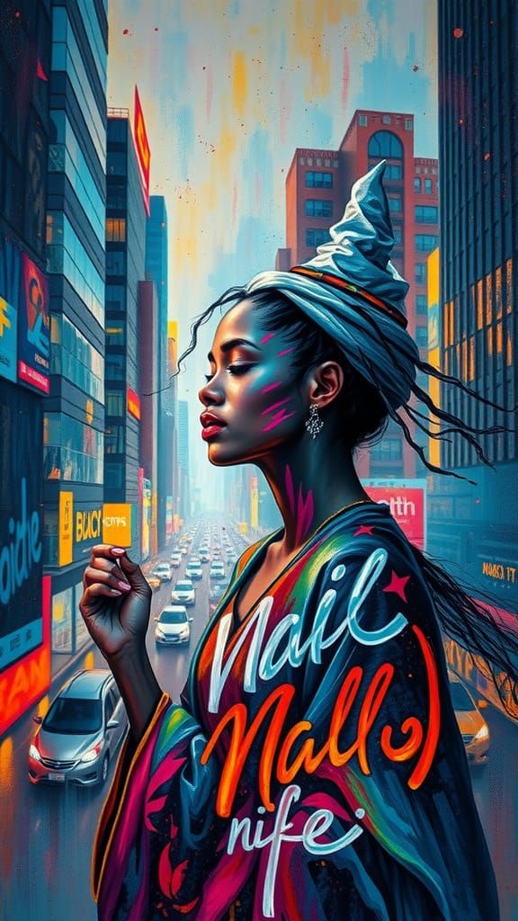 The calligraphy of my pain works healing magic