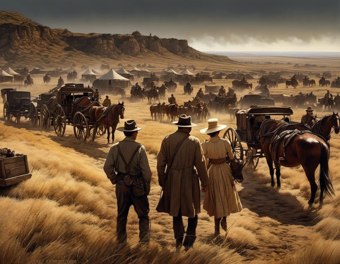 Like a scene of Leone