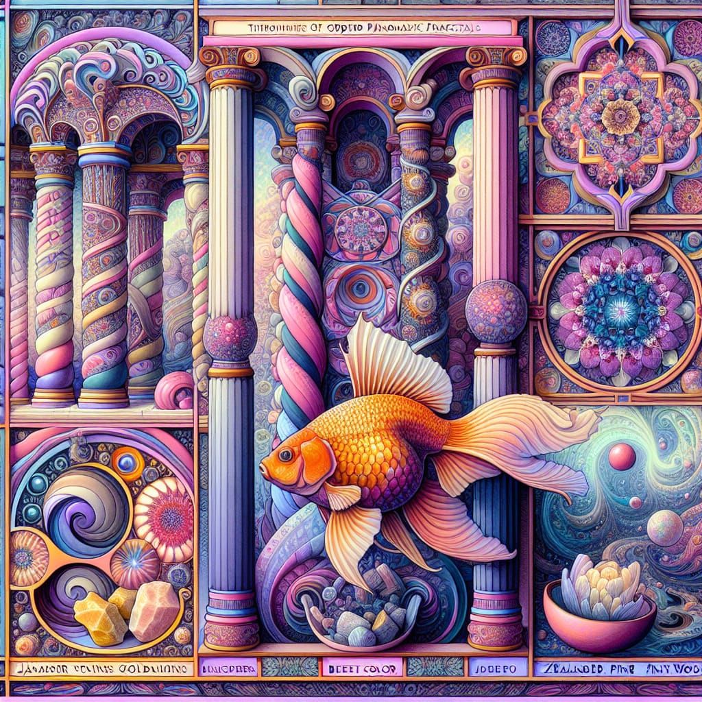 a fish in a fairground. Eh?