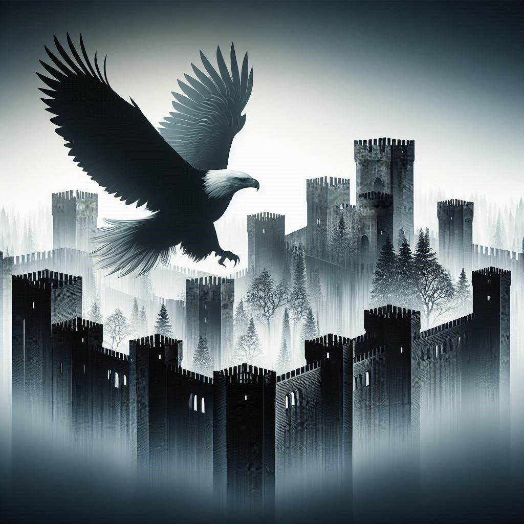 Eagle over the Battlements