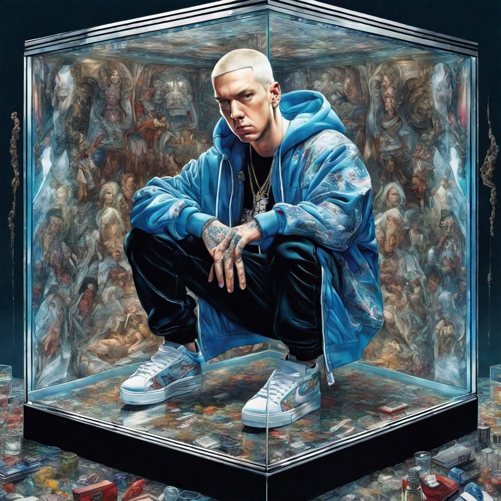 Eminem Boxed Up Ai Generated Artwork Nightcafe Creator