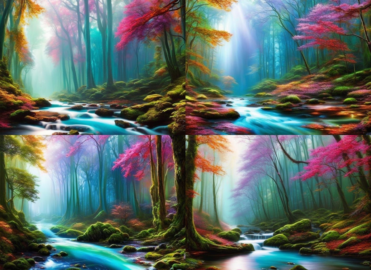 the opal forest stream