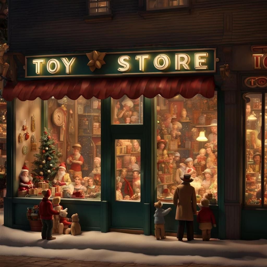 Christmas Toys  by @lizardly 