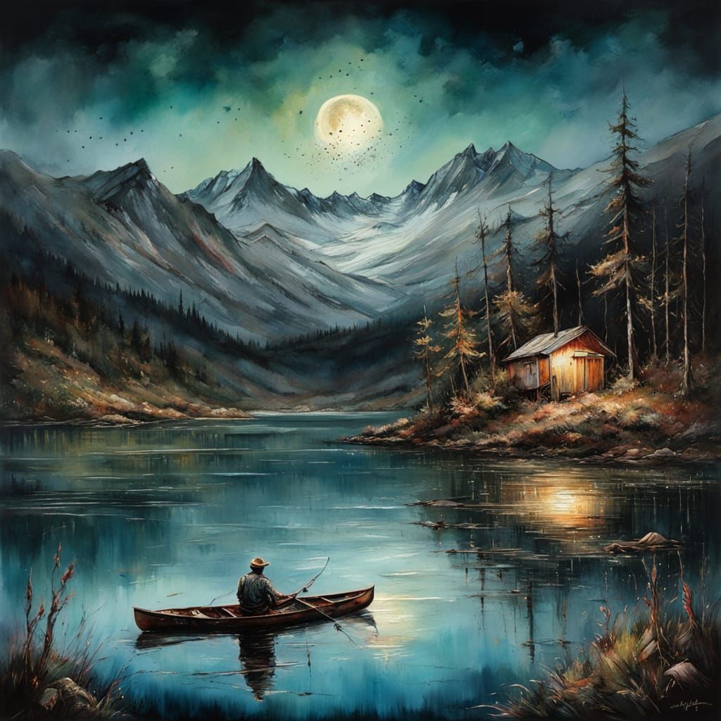 fly fishing - 6 likes  by @MindArtXL