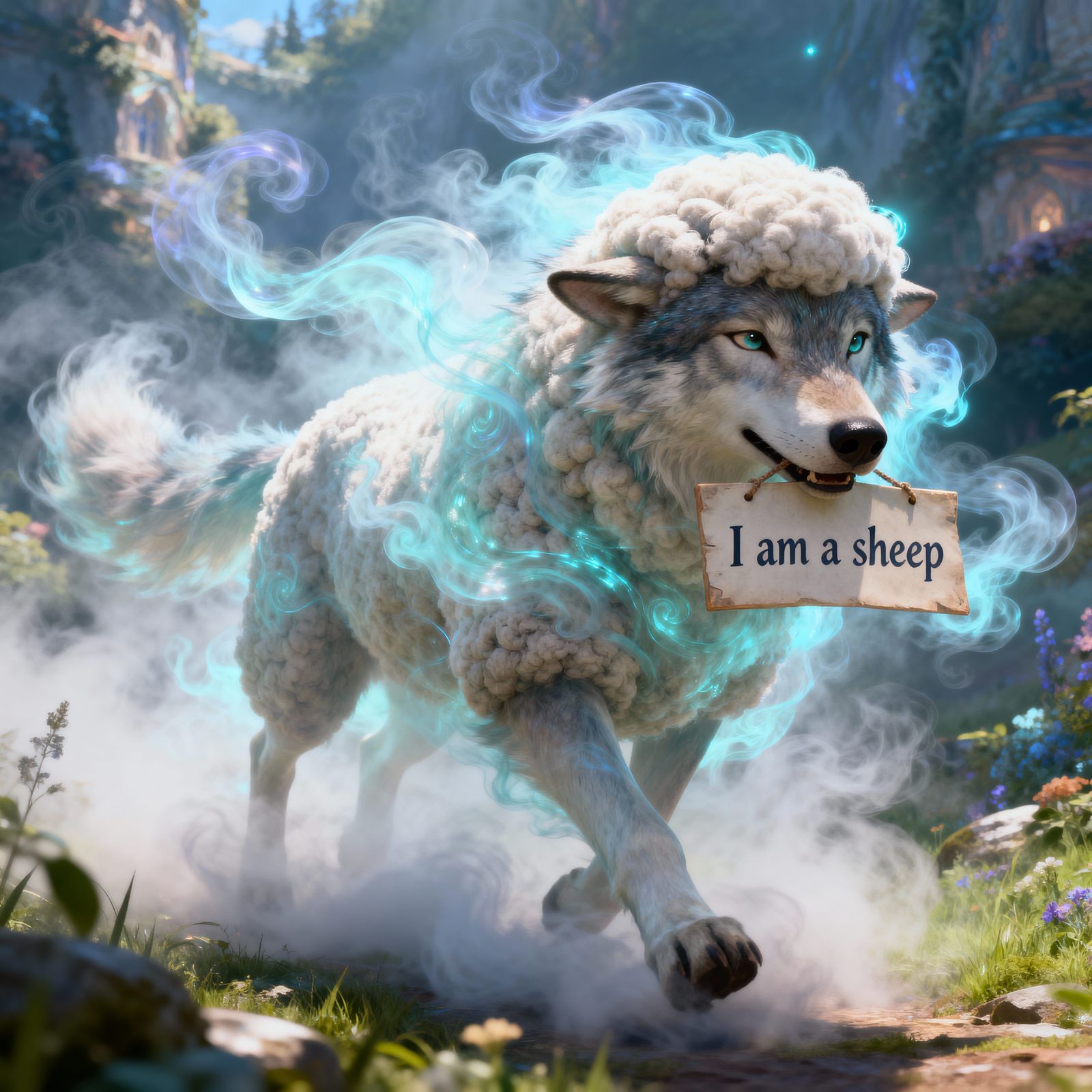 Baa baa HOWL!!!  by @Laicolasse