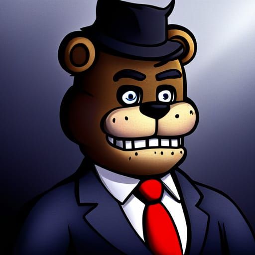 freddy fazbear being all tuckered out in bed - AI Generated Artwork -  NightCafe Creator