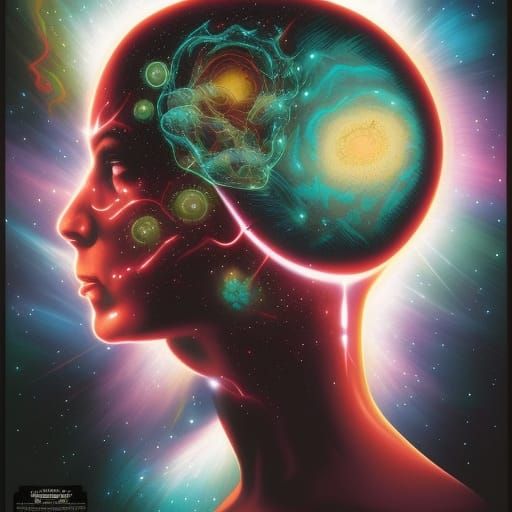 brain in the cosmos - AI Generated Artwork - NightCafe Creator