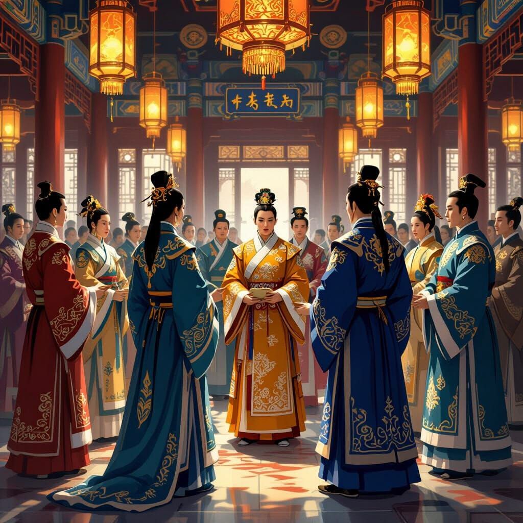 Imperial Chinese Ceremony in Grand Hall