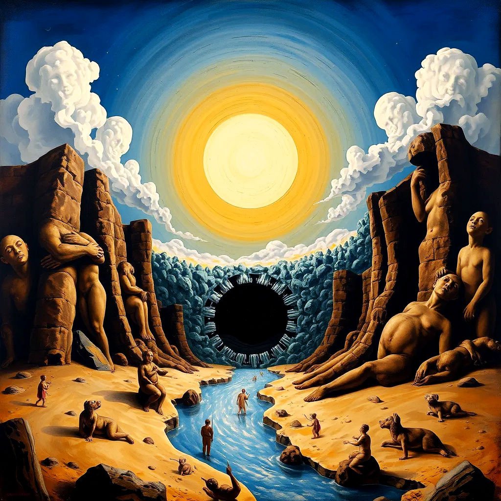 La naissance du monde par Dali