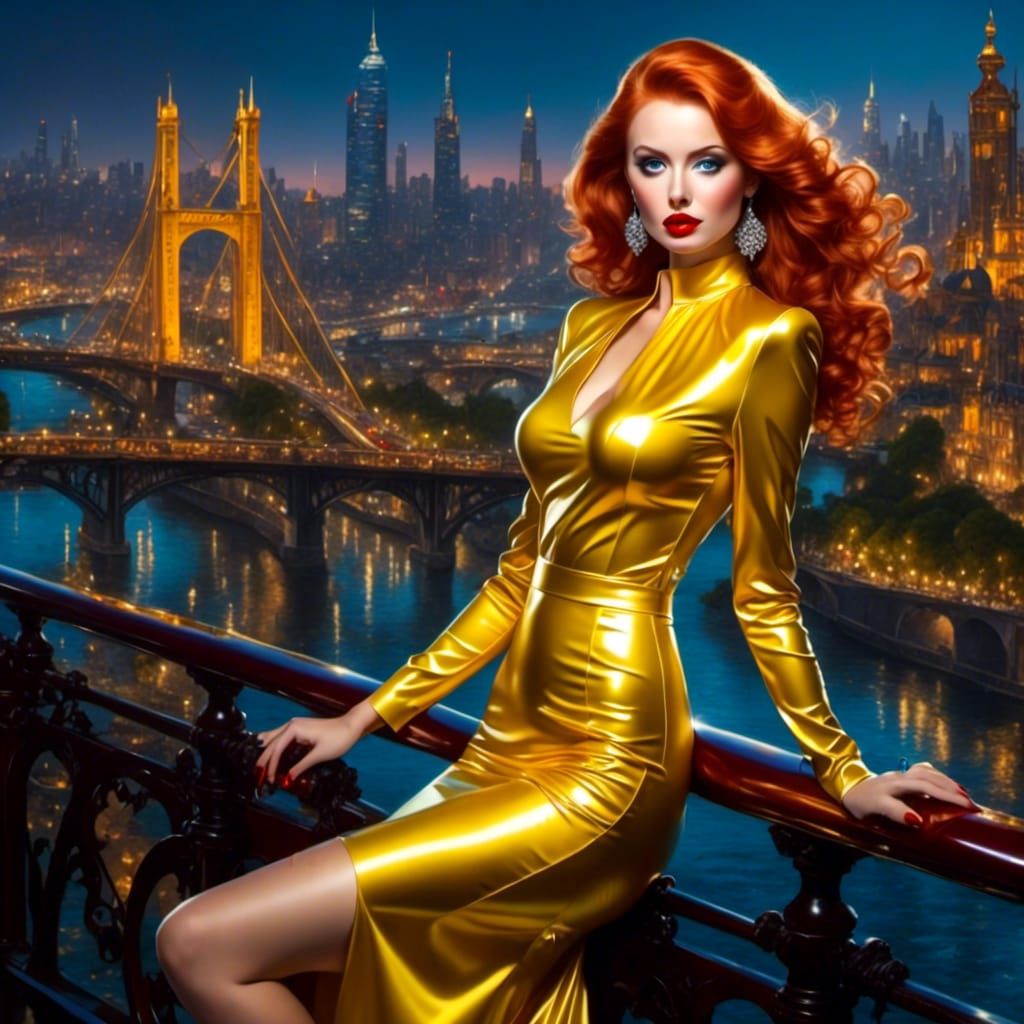 <lora:The shine of latex:1.0> 