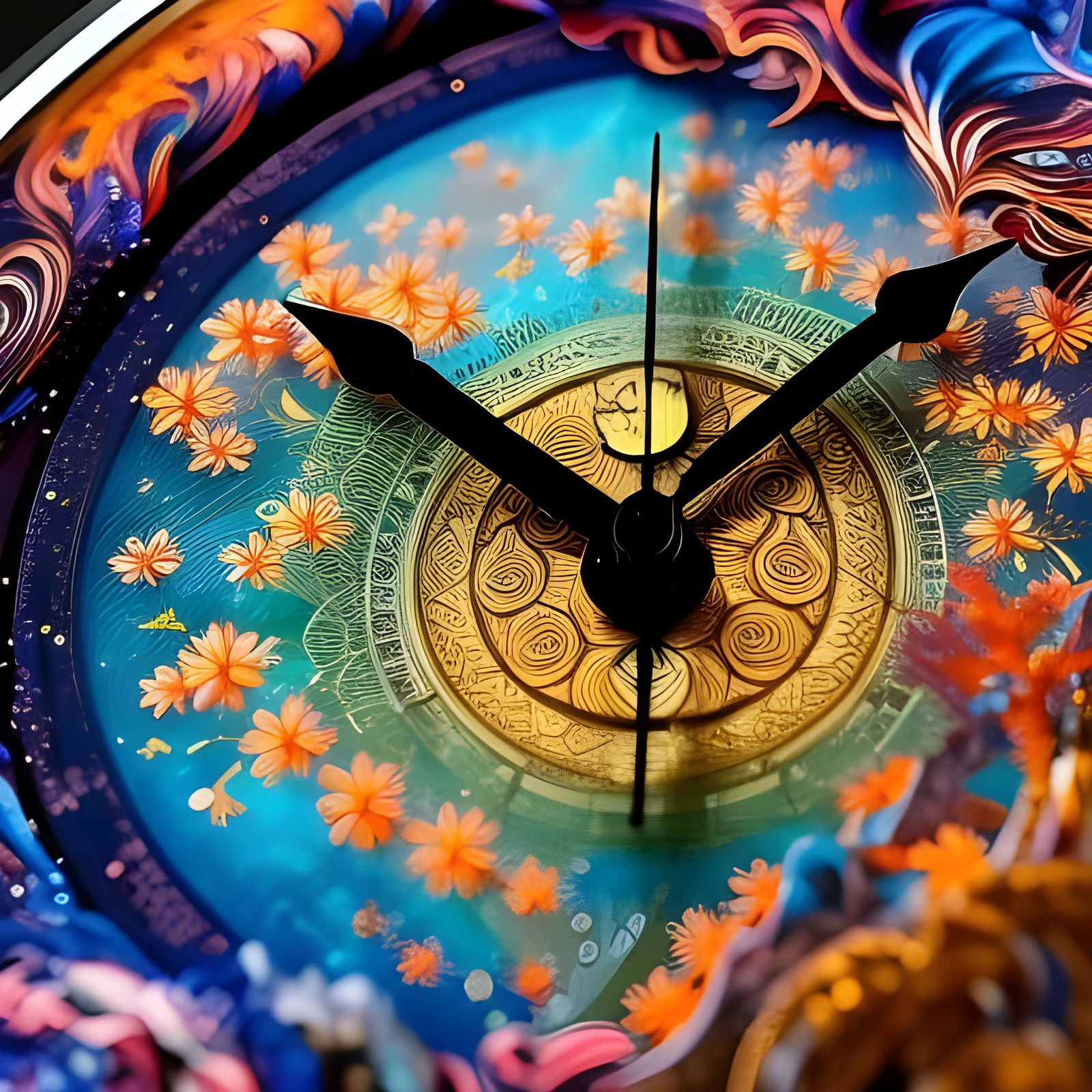 Art Clock  by @Klaorman