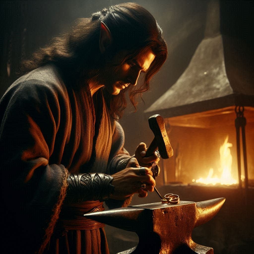 Celebrimbor creating rings of power