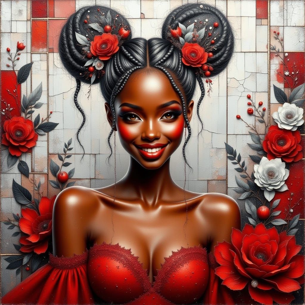 <lora:Hennie Hairstyles:1.0>