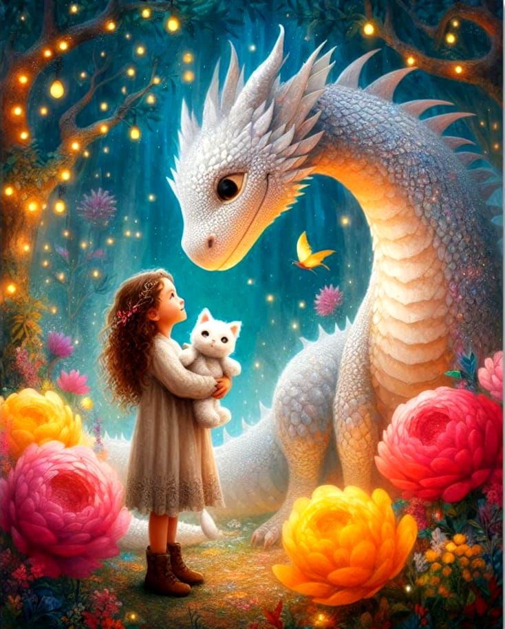 The girl and the dragon