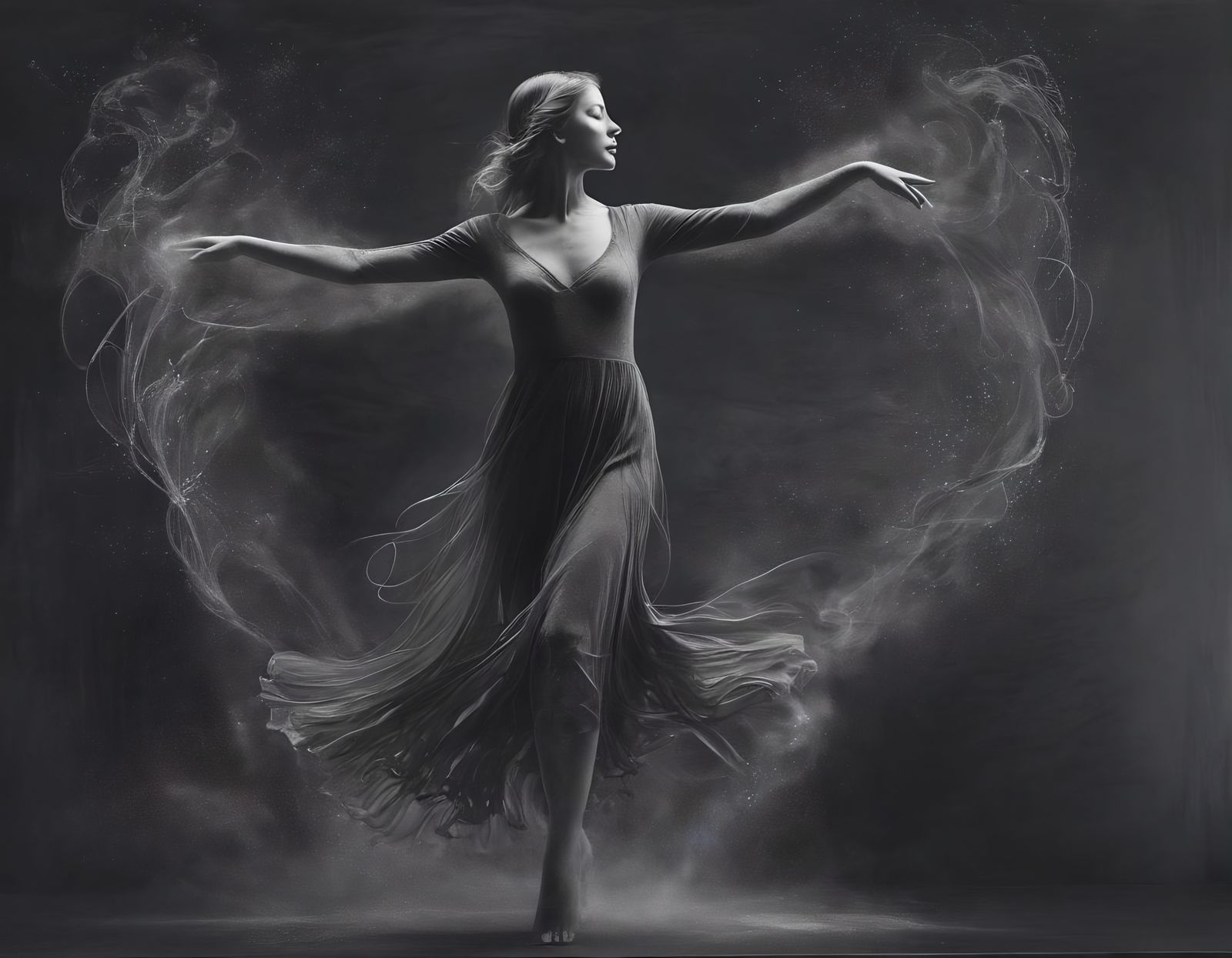 Chalk Dust Woman  by @Toad_Warrior