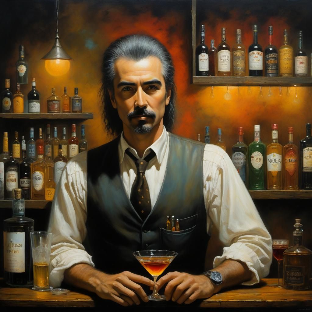 the cool bartender