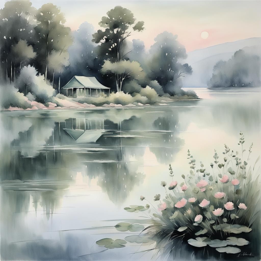 A soft, hazy image  by @EllaMoonDesign