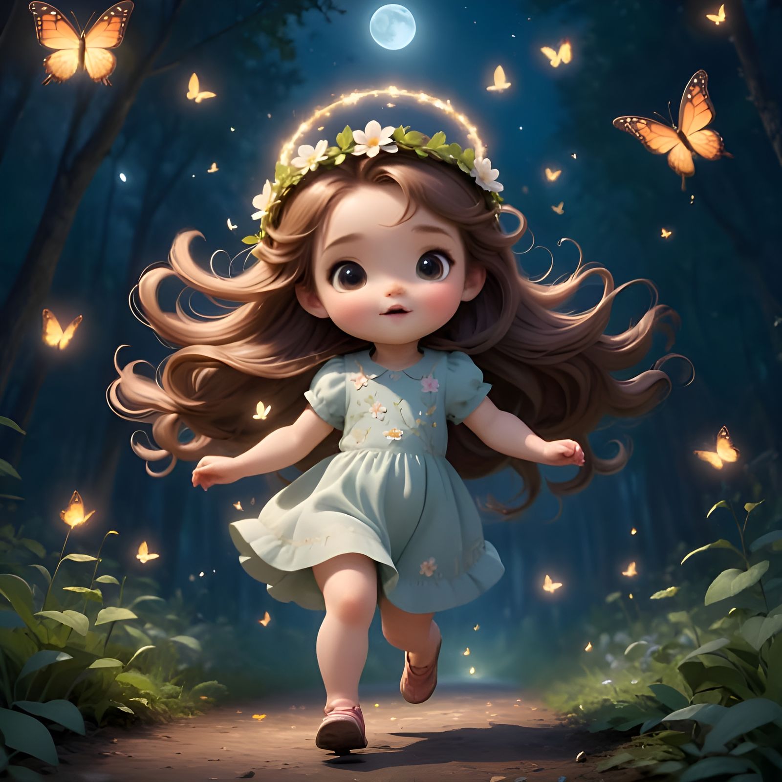 Moonlit Meadow 🌙✨