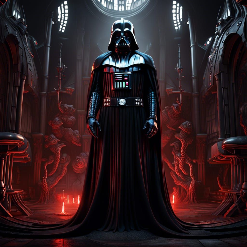 Oozing Evil Darth Vader - AI Generated Artwork - NightCafe Creator