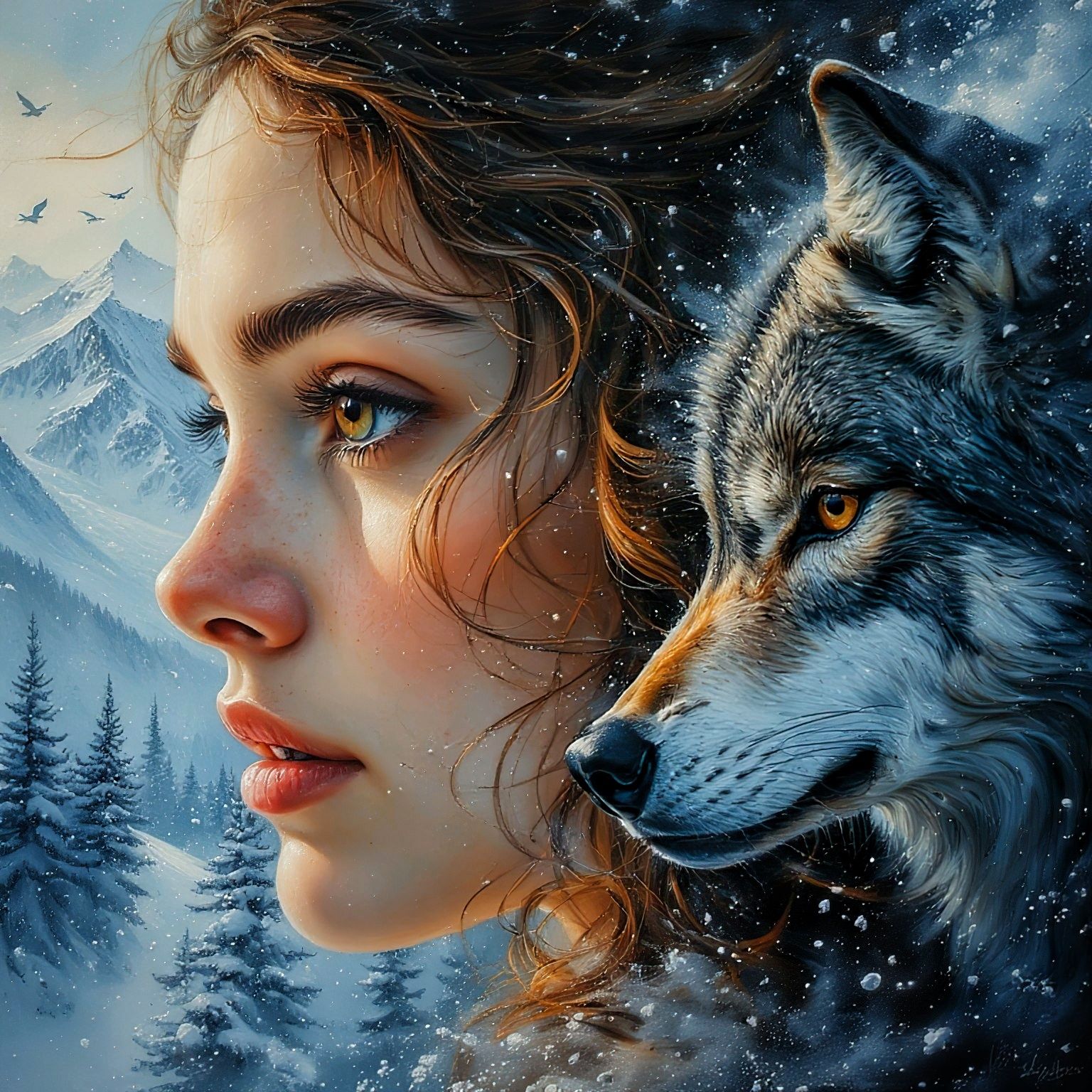 Together through the blizzard