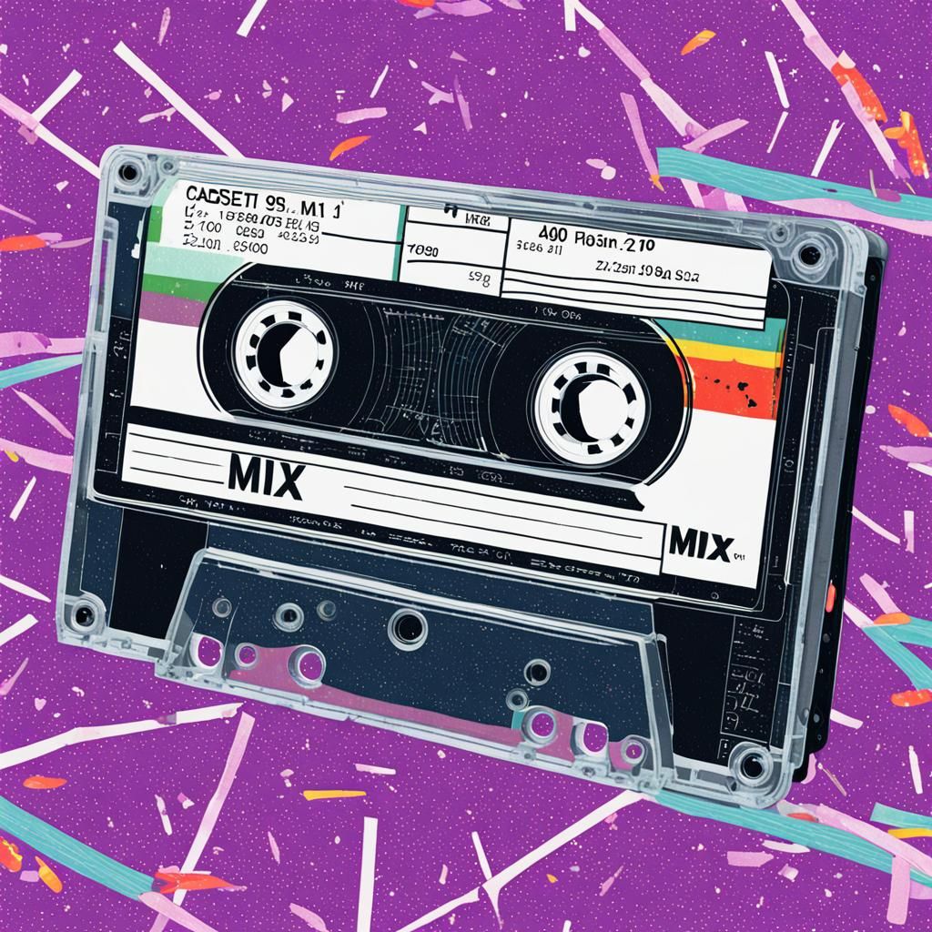 The Cassette Tape  by @Bake At Home Dad