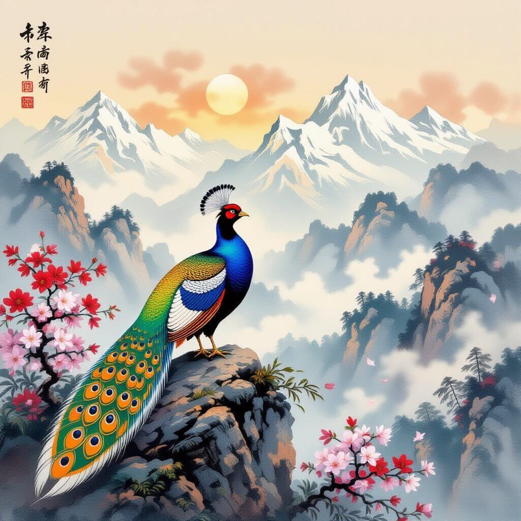 Himalayan monal pheasant