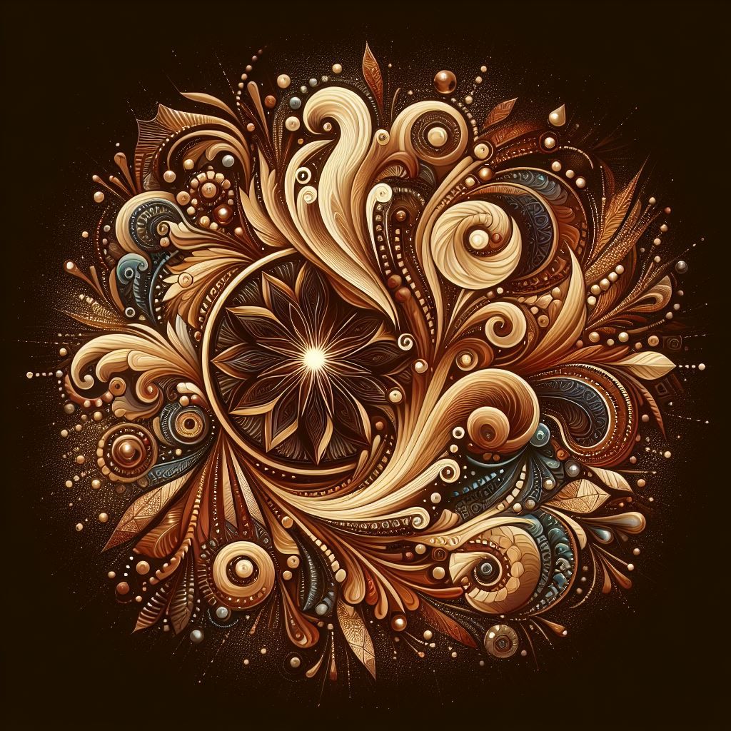 Kaleidoscopic Floral Abstract