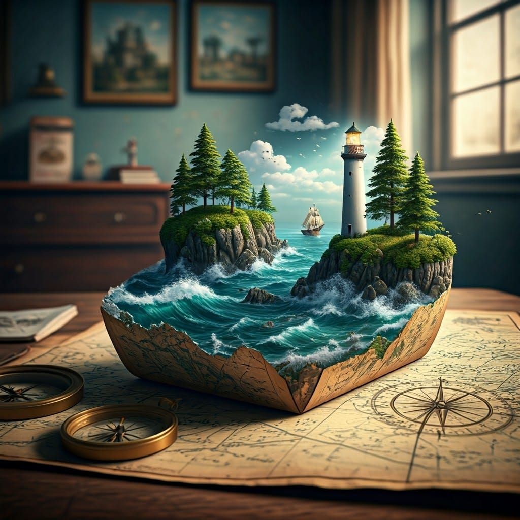 The Navigator’s Dream: Blending Map and Reality