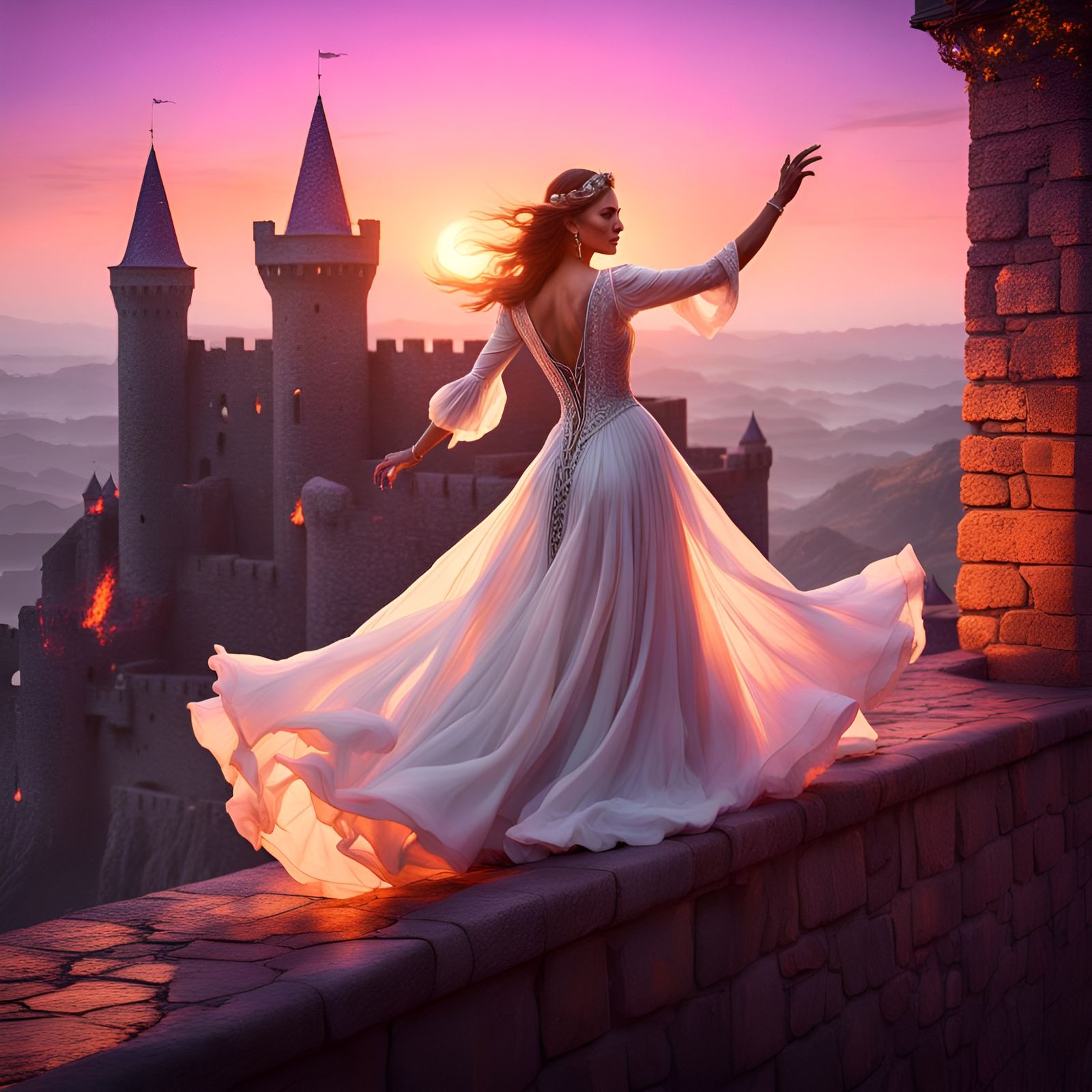 A Princess Escapes At Sunrise