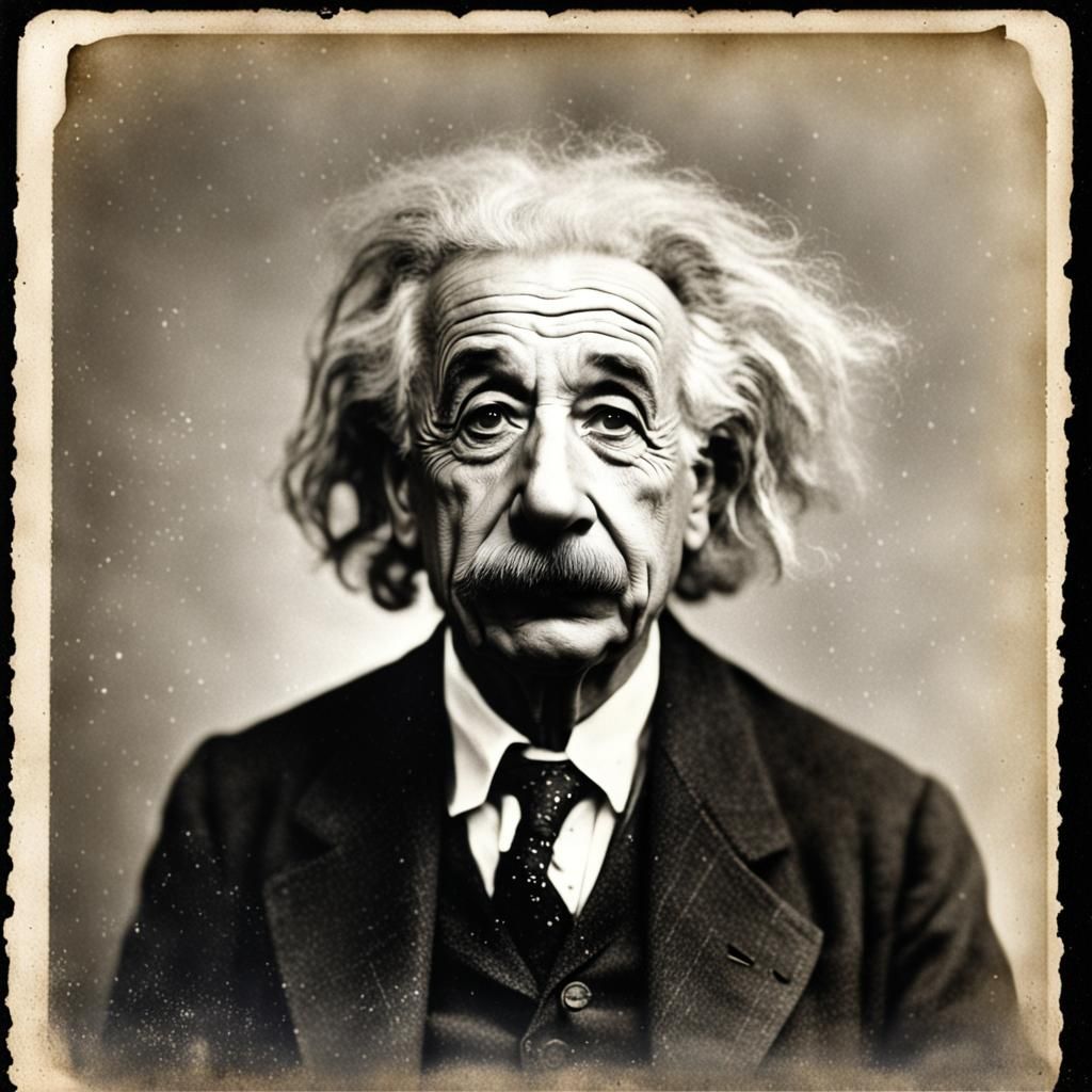 Albert Einstein  by @TekDream